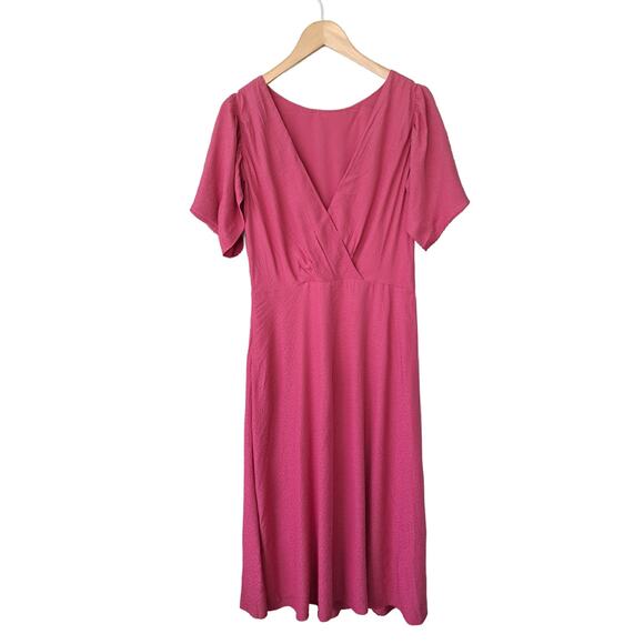 Ted Baker Rose Midi Dress with Tulip Sleeves - Picture 14 of 16